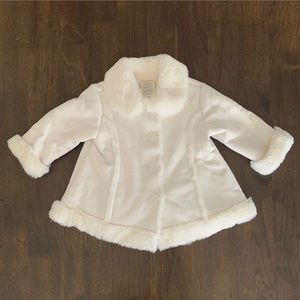 Faux Suede Fur Jacket